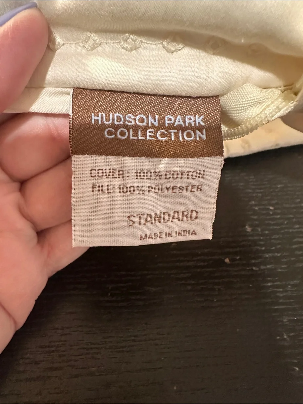 Macys Madison Park Collection white channel-stitched quilted pillow shams 20x28